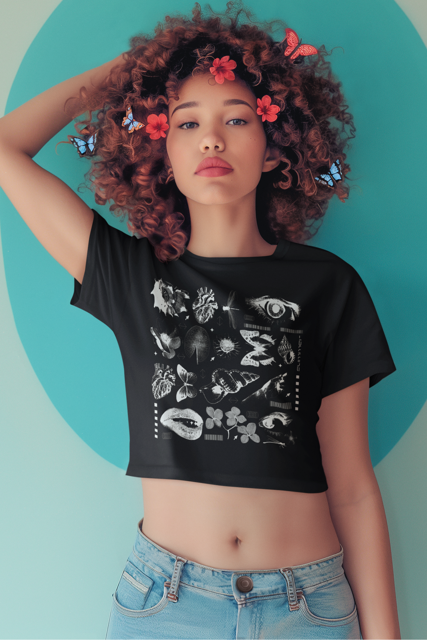 The Materials Of Life crop top