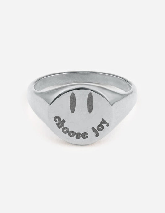 Silver Choose Joy Ring – Christian Ring