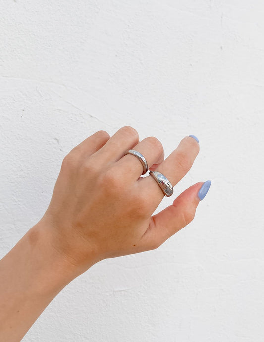 Silver Dome Ring – Christian Ring