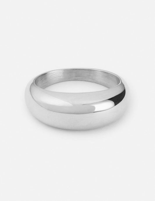 Silver Dome Ring – Christian Ring
