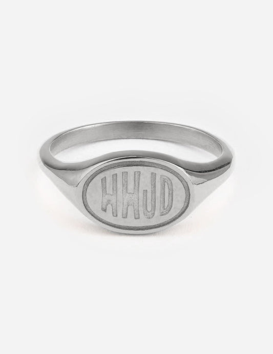 Silver WWJD Ring – Christian Ring