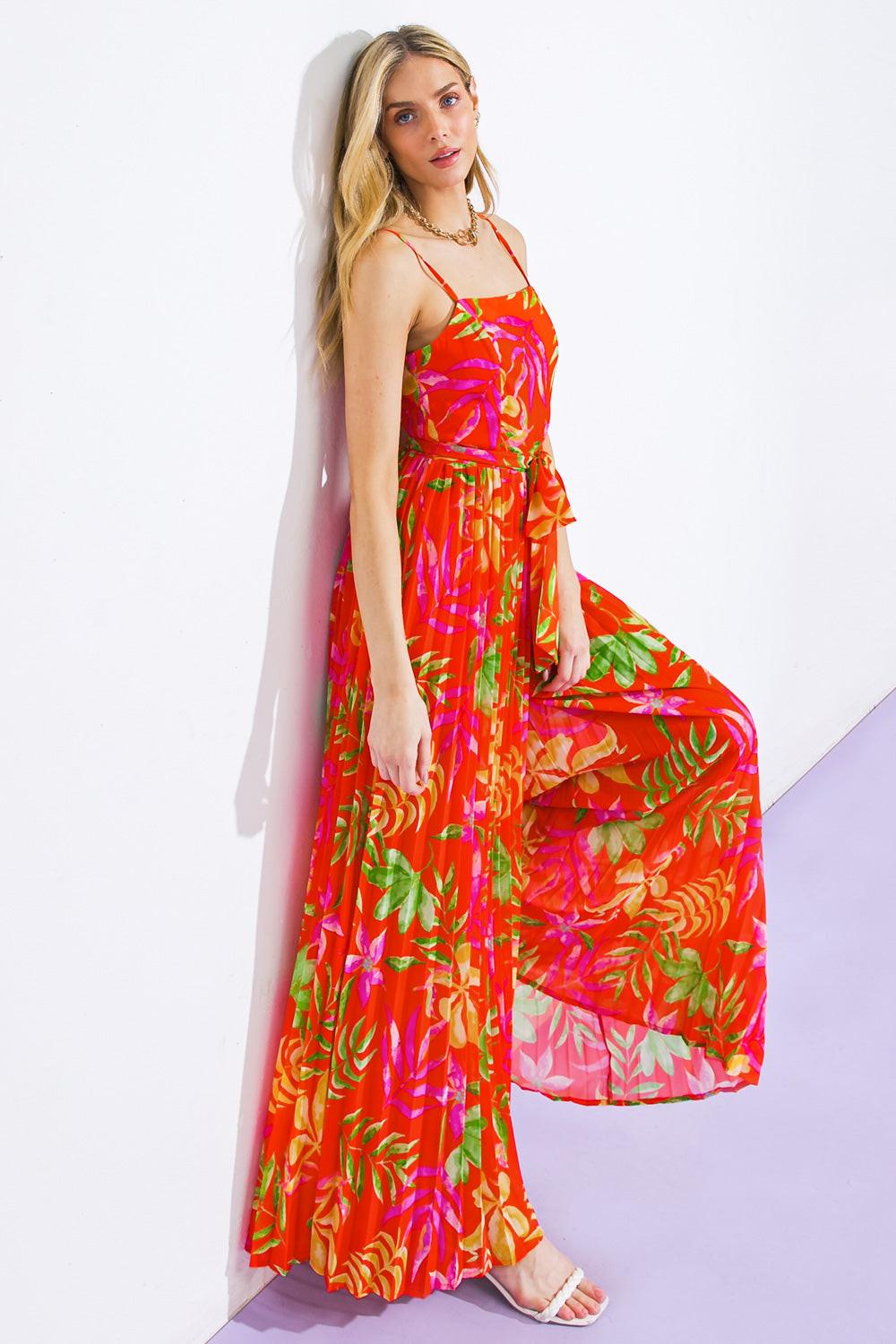 Blossoming with Joy Woven Jumpsuit — Soul Flow Apparel