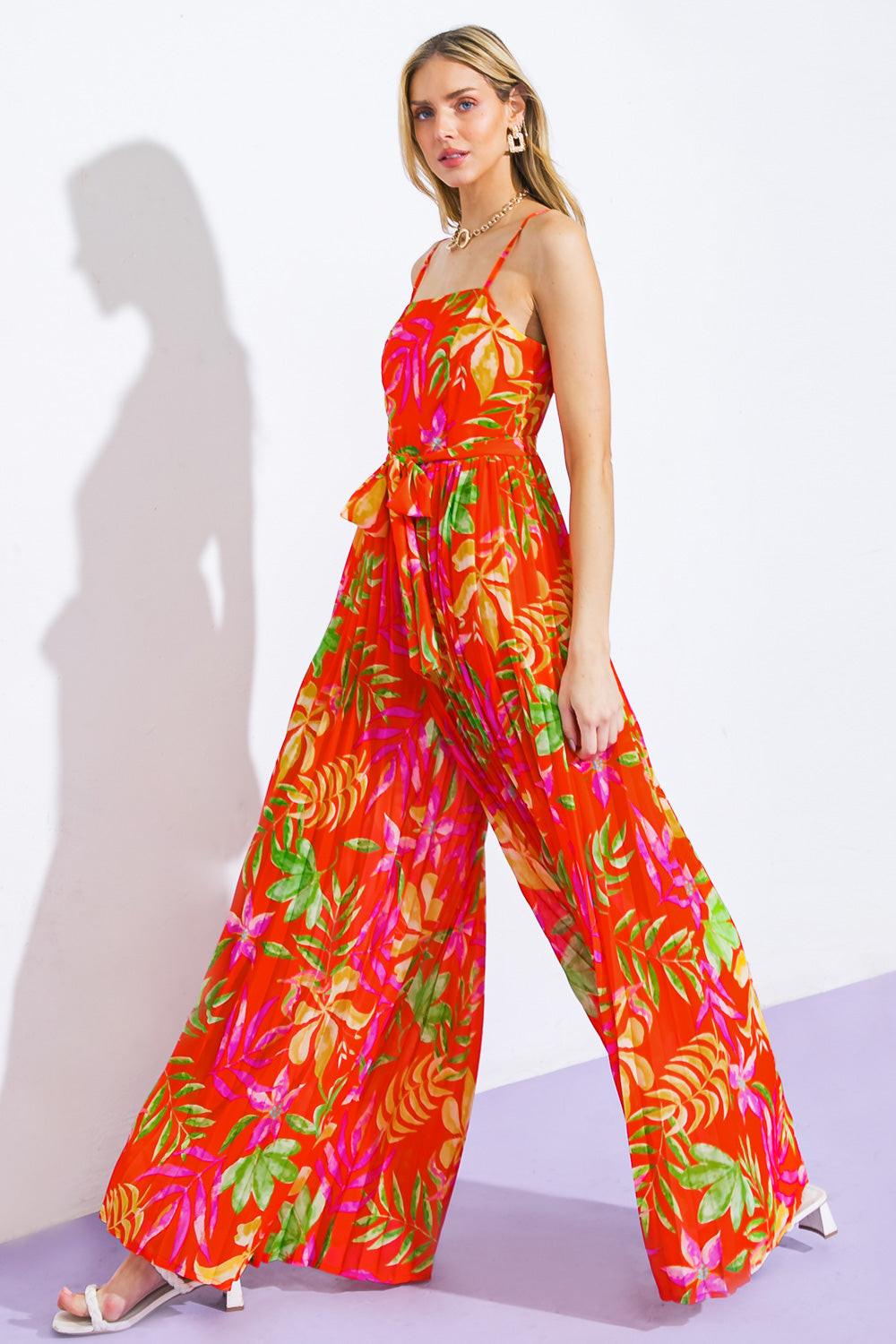 Blossoming with Joy Woven Jumpsuit — Soul Flow Apparel
