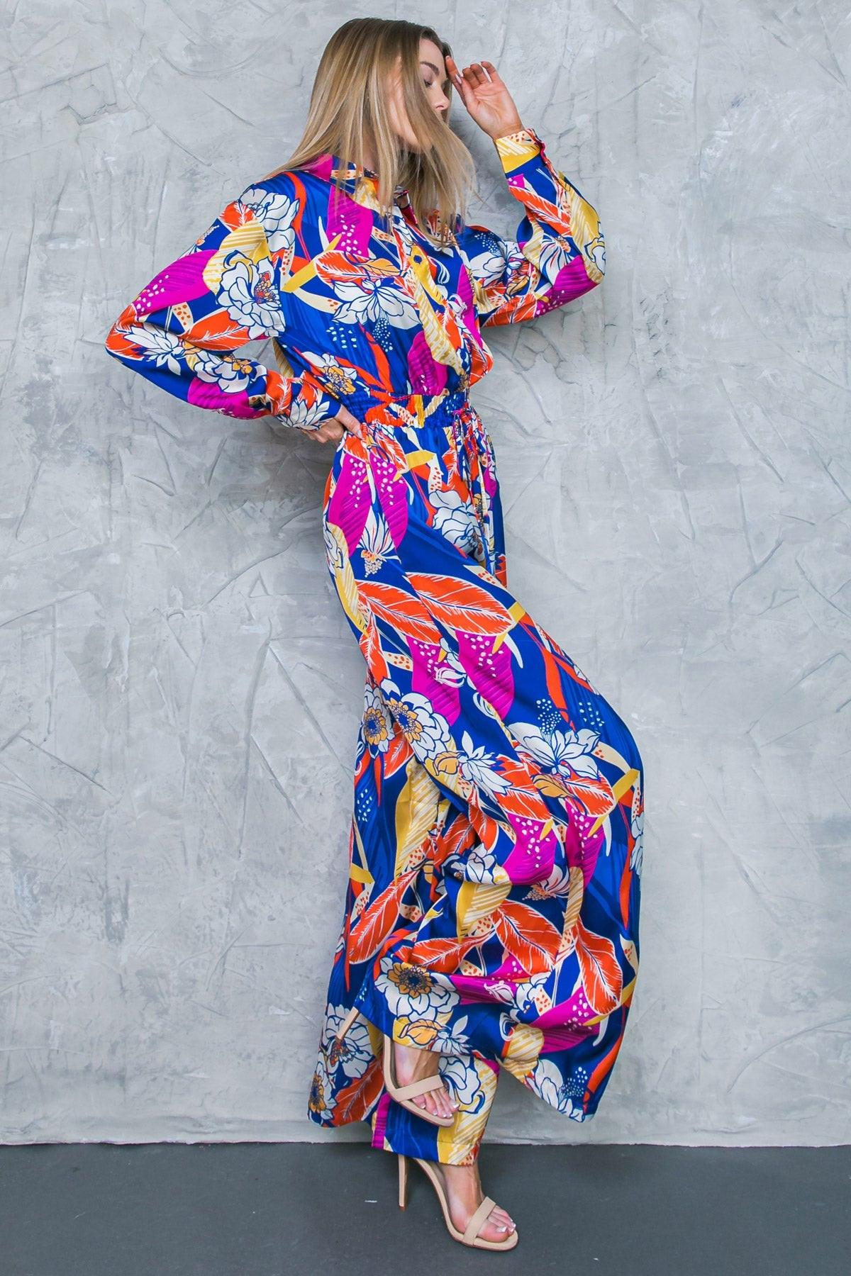 Blooming Hope Woven Jumpsuit — Soul Flow Apparel
