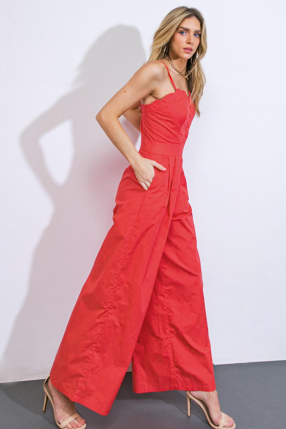 A Beautiful Feeling Woven Jumpsuit — Soul Flow Apparel