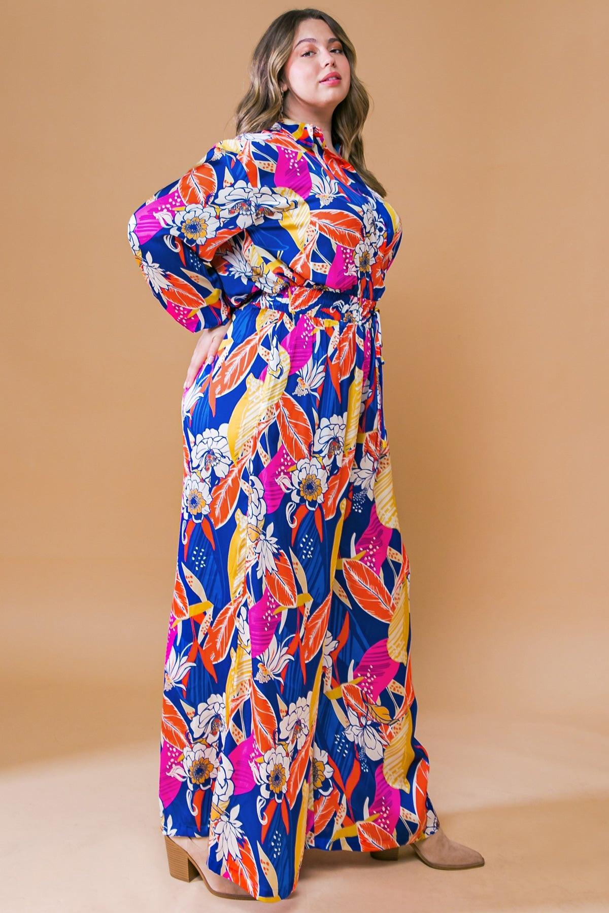 Blooming Hope Woven Jumpsuit — Soul Flow Apparel