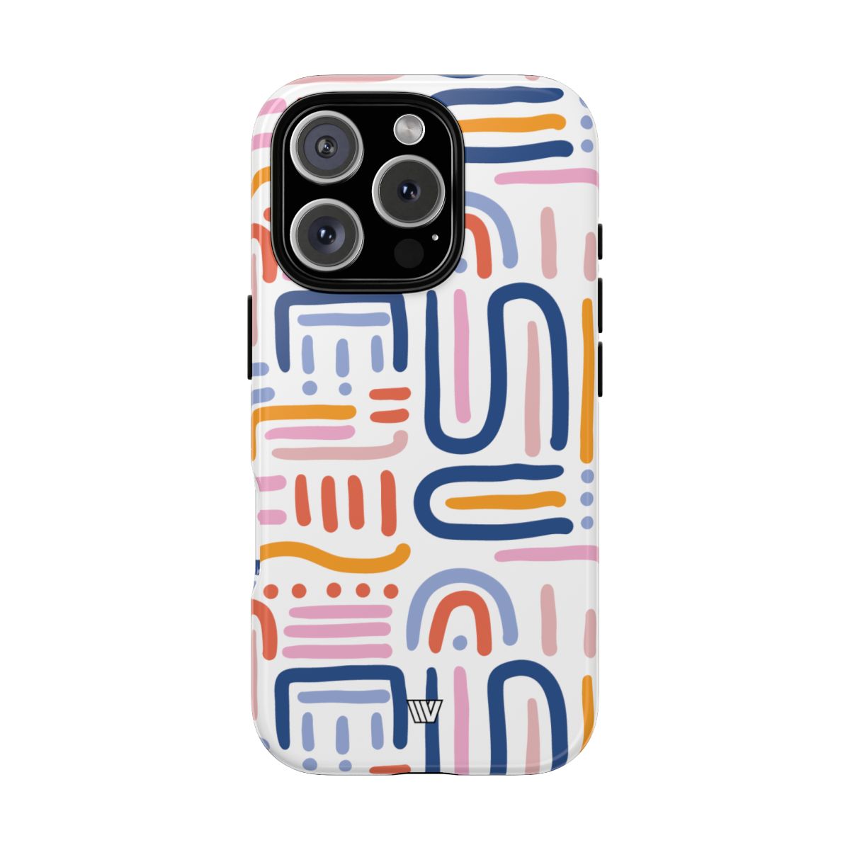 Memphis Bold Lines | Tough Phone Case — Soul Flow Apparel