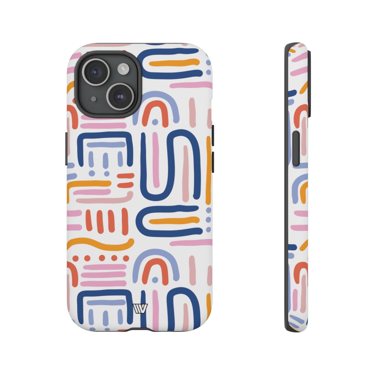 Memphis Bold Lines | Tough Phone Case — Soul Flow Apparel