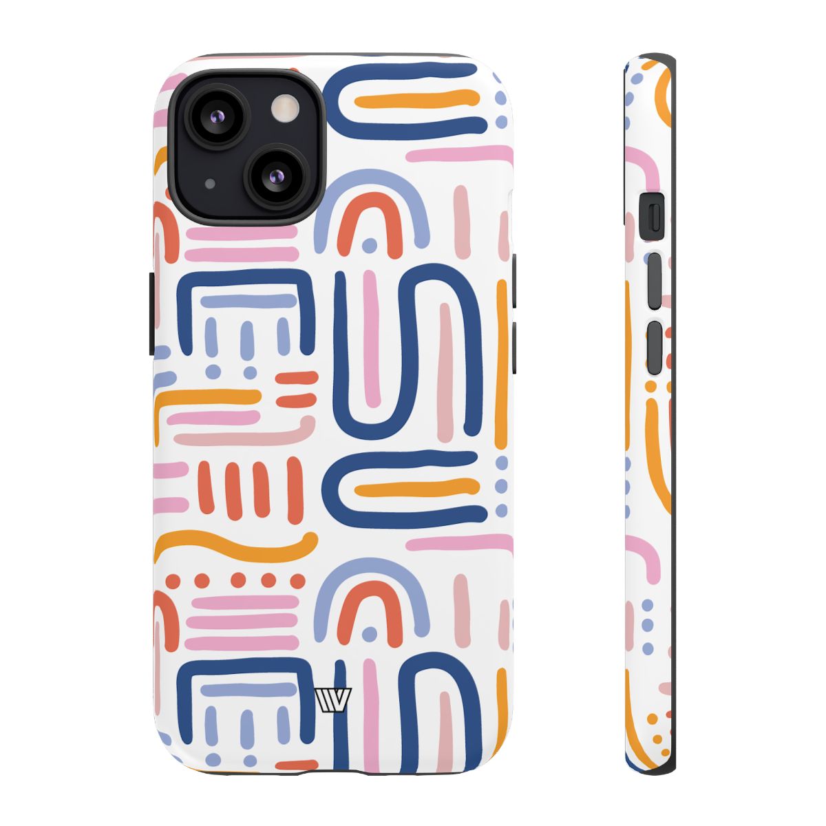 Memphis Bold Lines | Tough Phone Case — Soul Flow Apparel