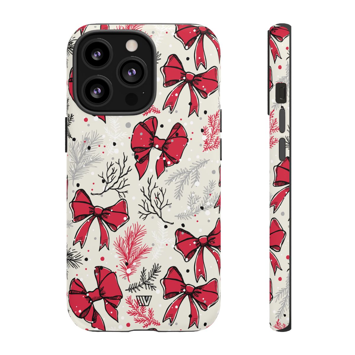 Winter Bows | Tough Phone Case — Soul Flow Apparel