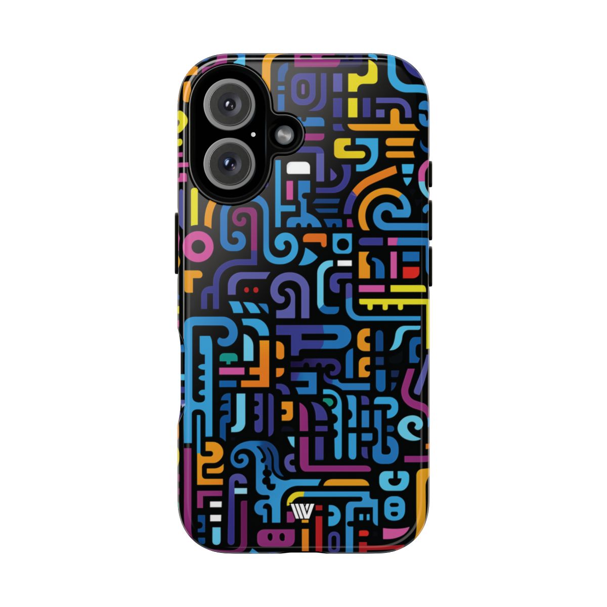 Neon Glyphs | Tough Phone Case — Soul Flow Apparel
