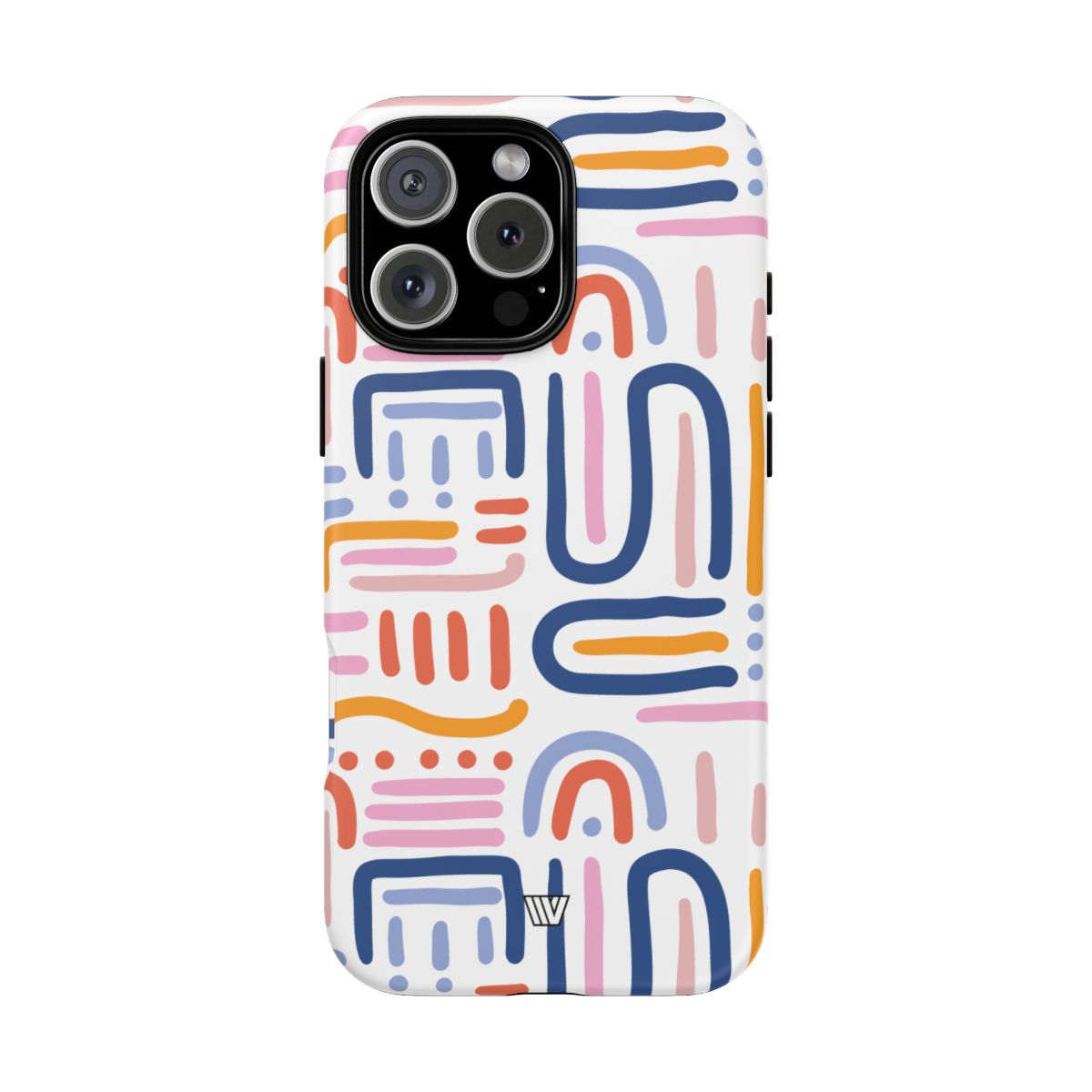 Memphis Bold Lines | Tough Phone Case — Soul Flow Apparel