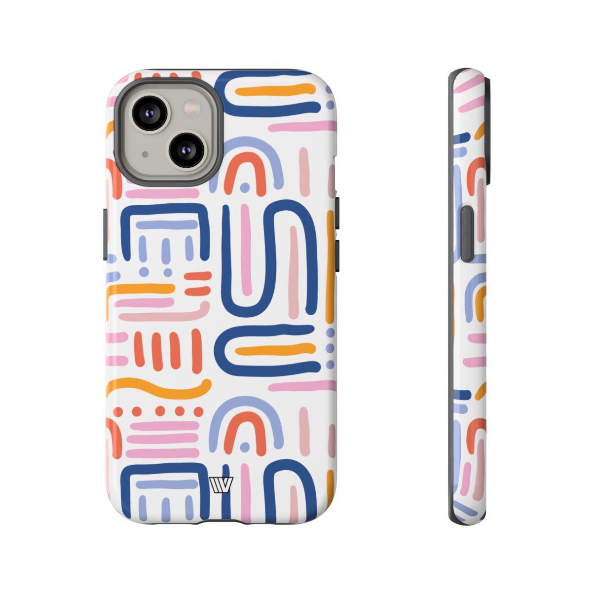 Memphis Bold Lines | Tough Phone Case — Soul Flow Apparel