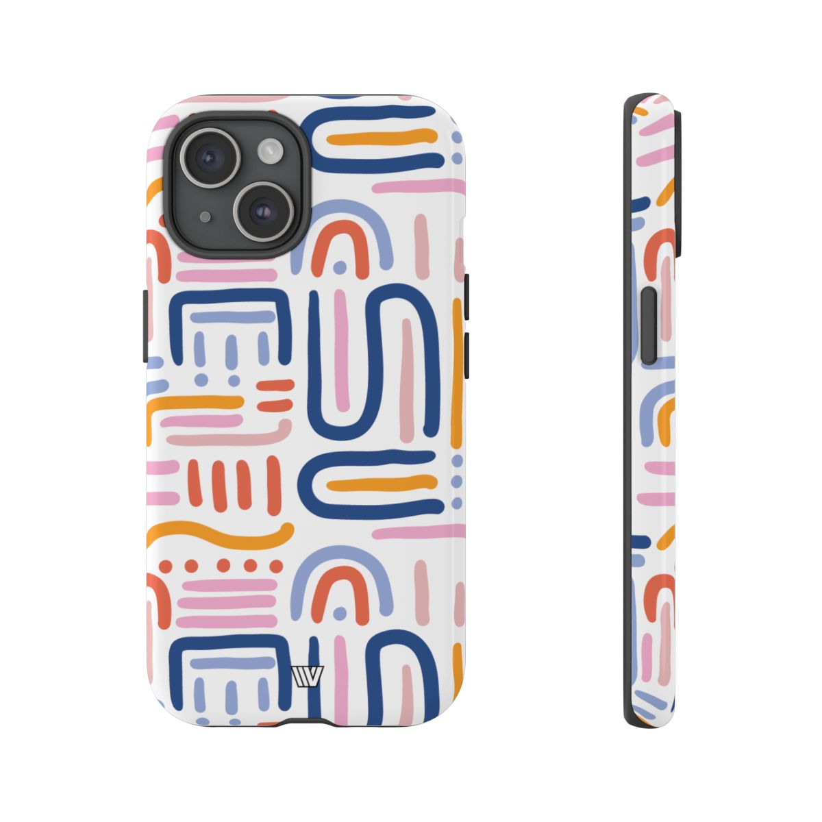 Memphis Bold Lines | Tough Phone Case — Soul Flow Apparel