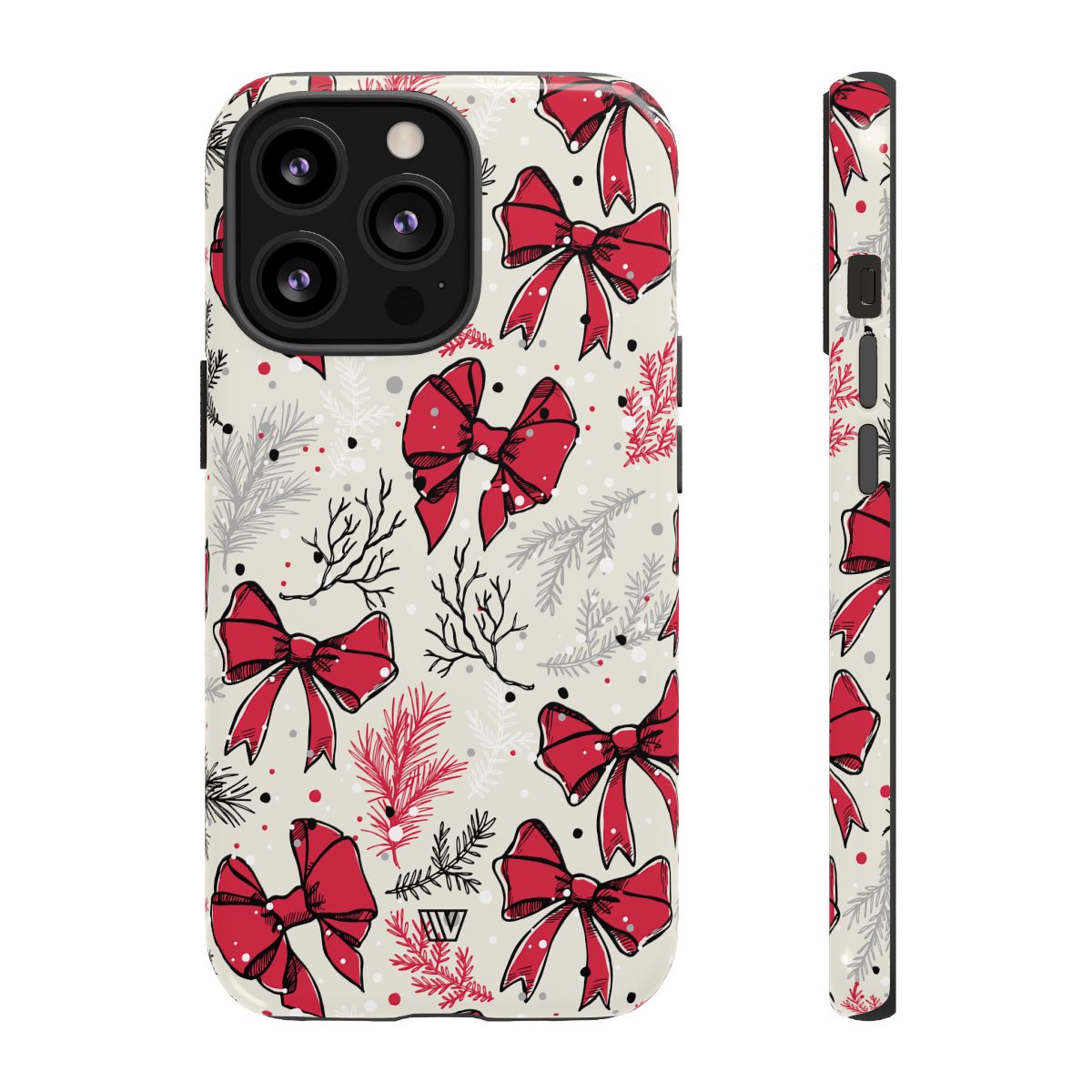 Winter Bows | Tough Phone Case — Soul Flow Apparel