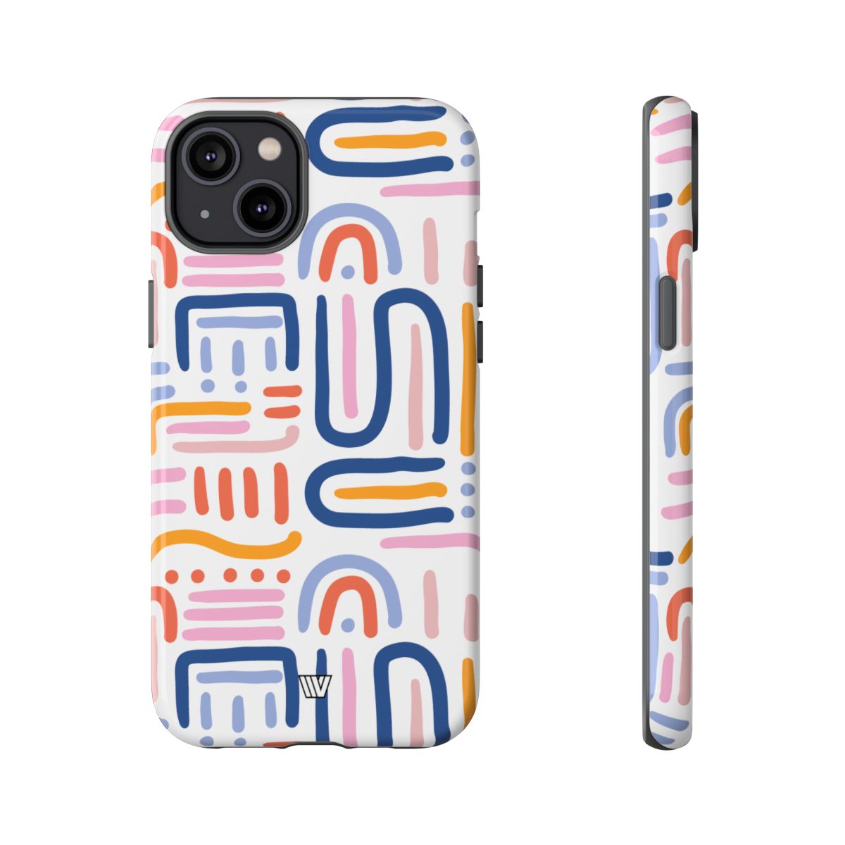 Memphis Bold Lines | Tough Phone Case — Soul Flow Apparel