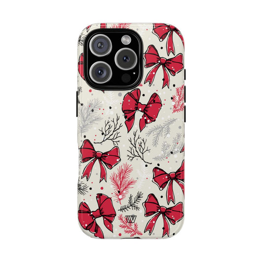 Winter Bows | Tough Phone Case — Soul Flow Apparel