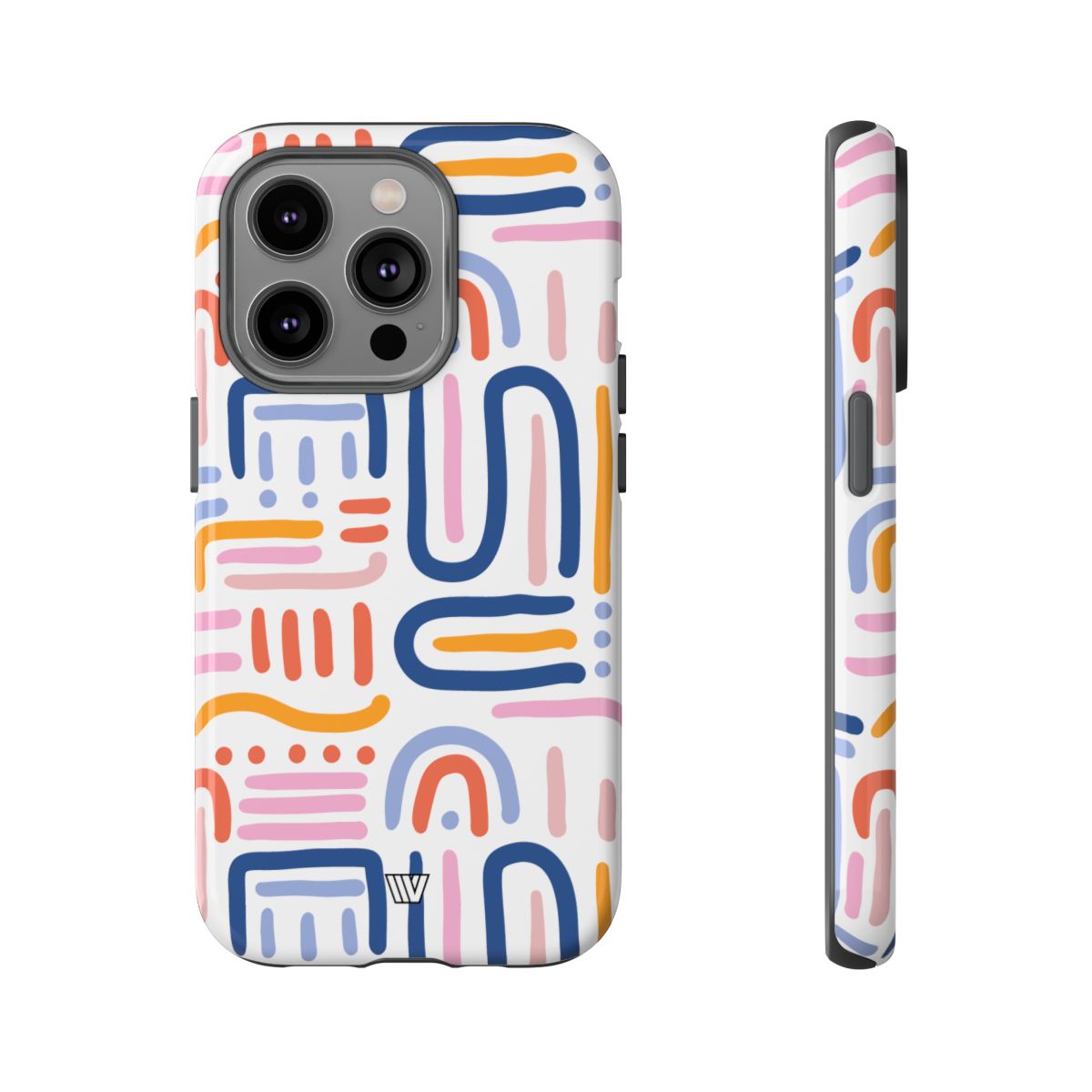 Memphis Bold Lines | Tough Phone Case — Soul Flow Apparel