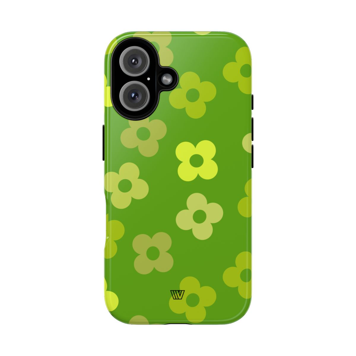 Green Retro Flowers | Tough Phone Case — Soul Flow Apparel