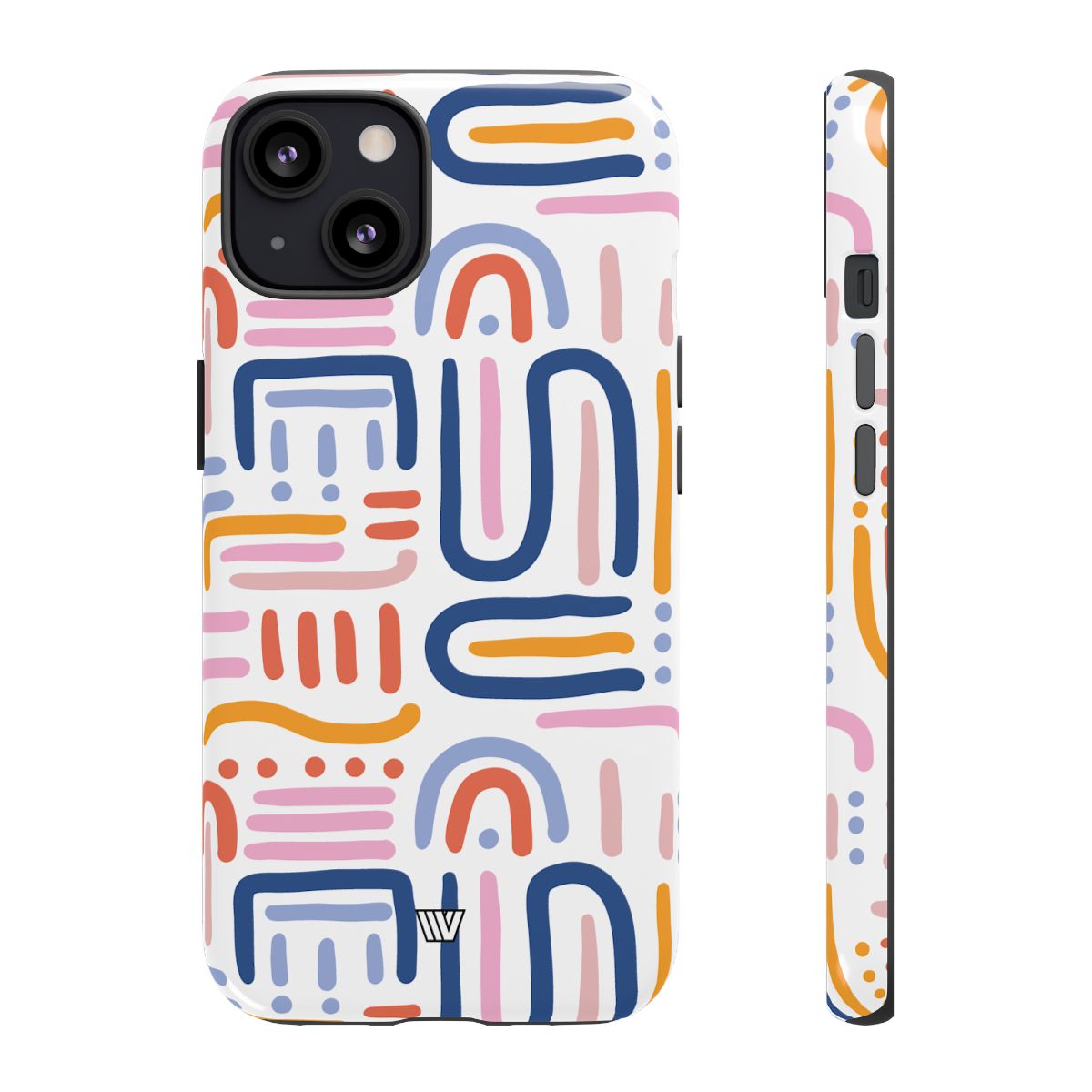 Memphis Bold Lines | Tough Phone Case — Soul Flow Apparel