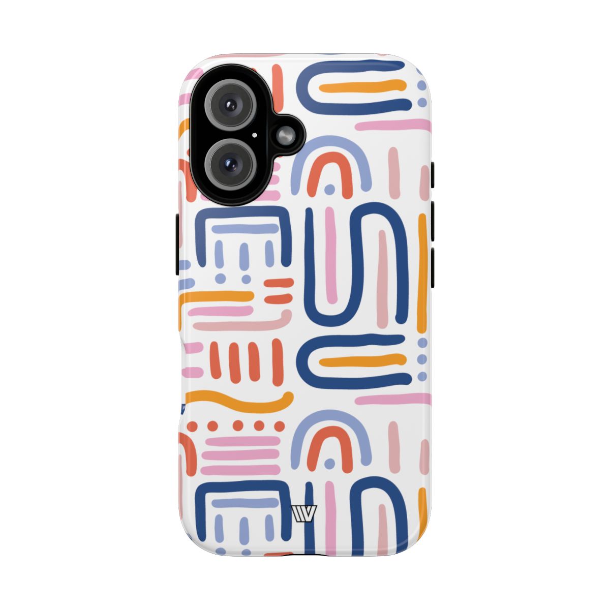 Memphis Bold Lines | Tough Phone Case — Soul Flow Apparel