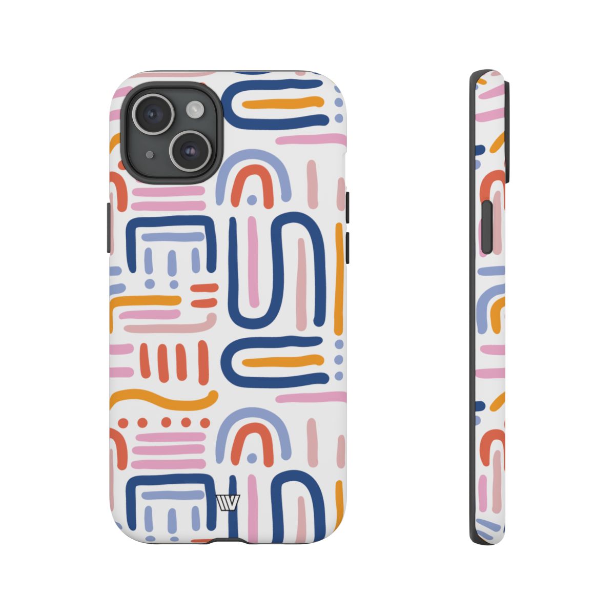 Memphis Bold Lines | Tough Phone Case — Soul Flow Apparel