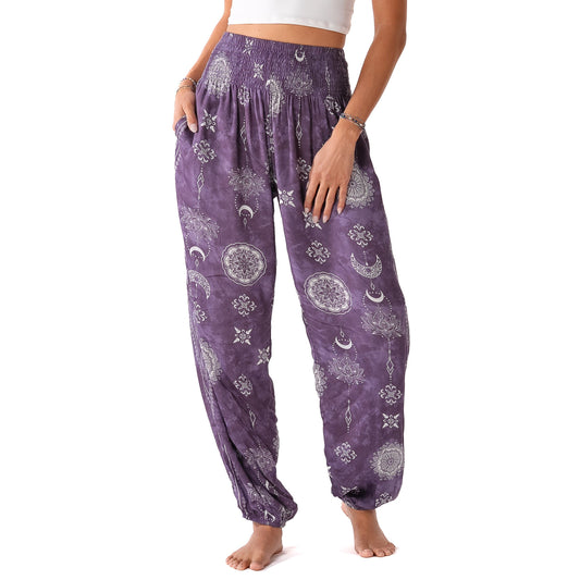 Mystic Plum Harem Pants — Soul Flow Apparel