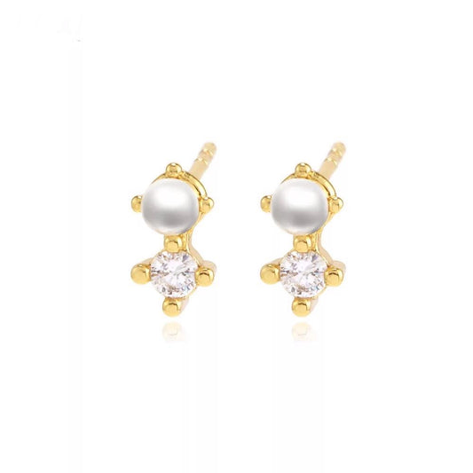 Tiny Pearl Studs — Soul Flow Apparel