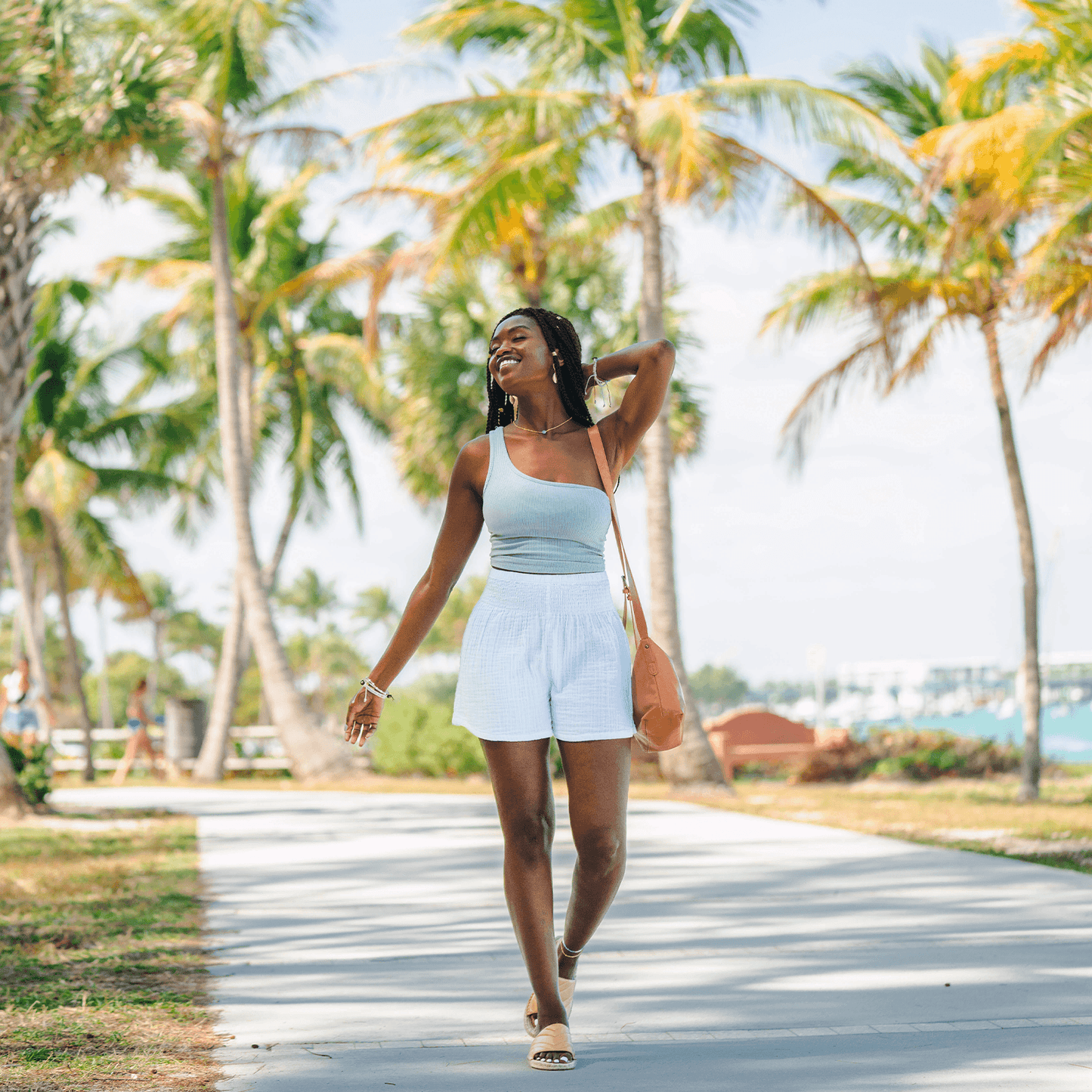 White Cotton Shorts — Soul Flow Apparel