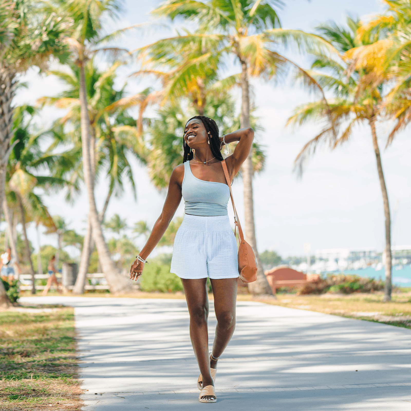 White Cotton Shorts — Soul Flow Apparel