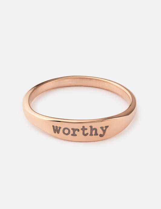 Worthy Ring – Christian Ring